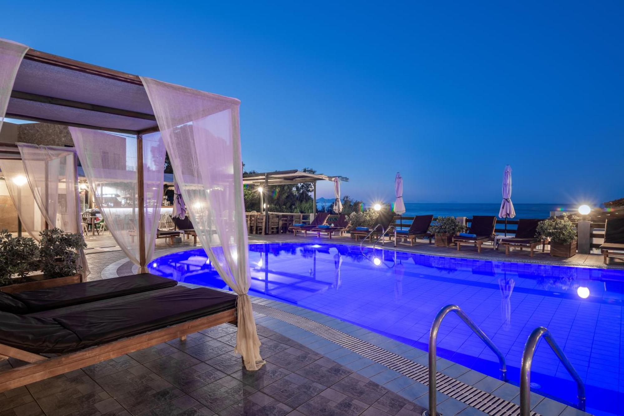 Amarylis Beachfront Studios Amoudi Exterior foto