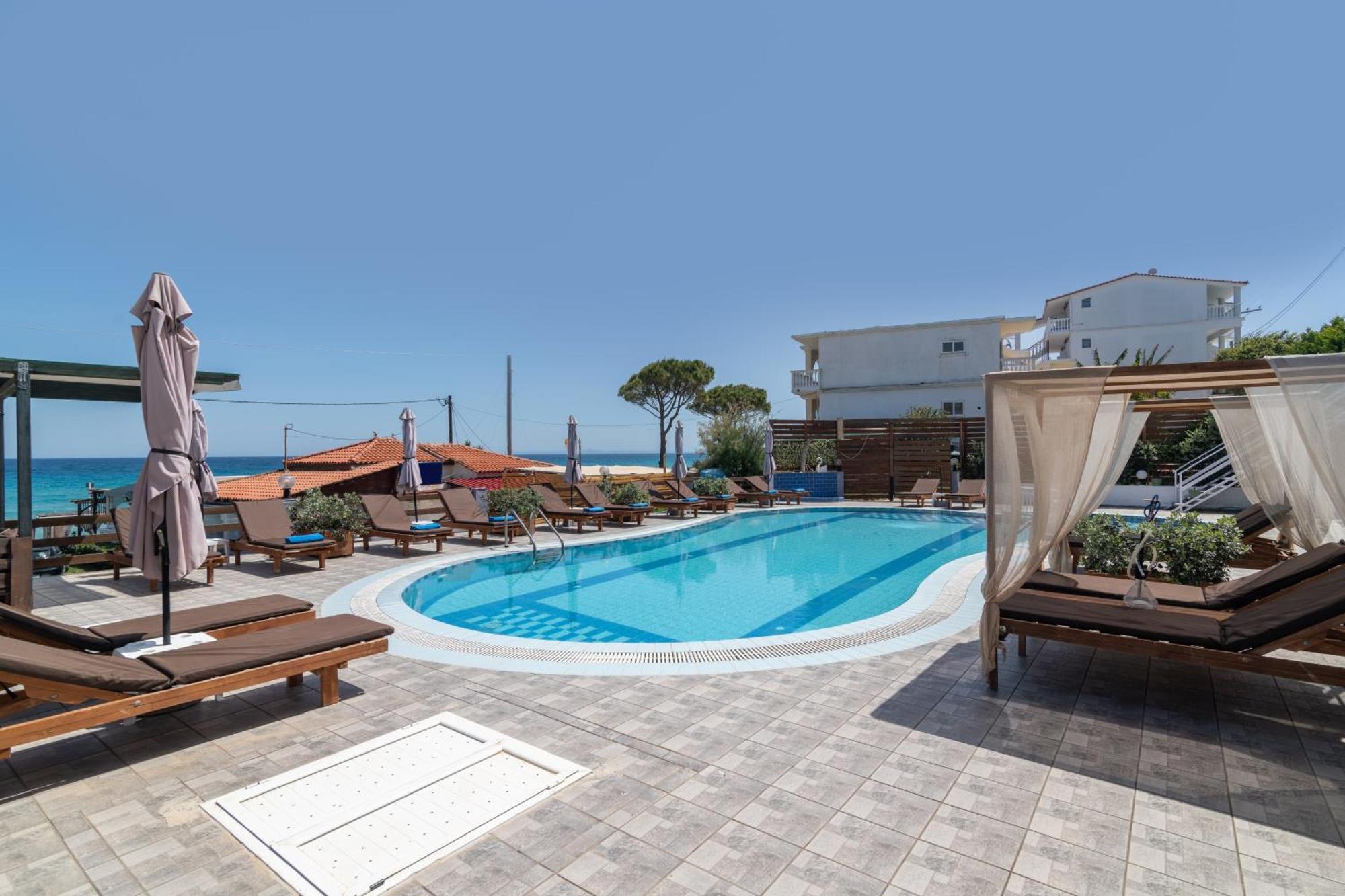 Amarylis Beachfront Studios Amoudi Exterior foto